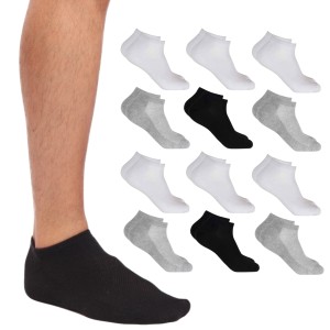 Kit 12 Pares de Meia Altomax Cano Invisível Soquete 39 ao 43