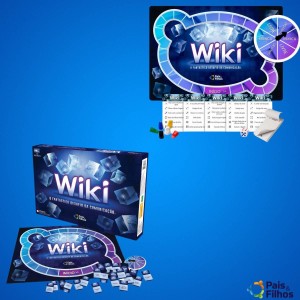 Jogo de Tabuleiro Wiki da Mímica Pais e Filhos
