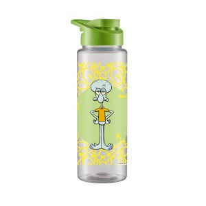 Squeeze Transparente do Lula Molusco do Bob Esponja de 750ml