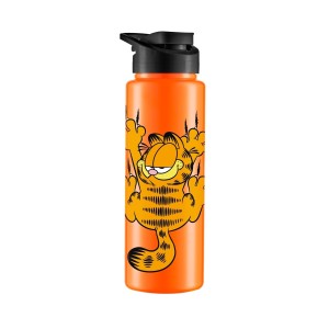 Squeeze Sport Laranja do Personagem Gato Garfield de 750ml