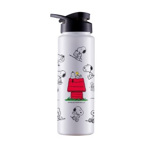 Squeeze Sport Branco Cachorro Snoopy do Charlie Brown 750ml