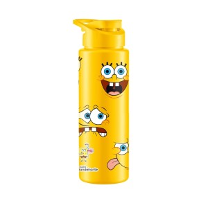 Squeeze Sport Amarelo do Bob Esponja de 750ml da Bandeirante