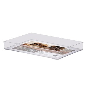 A Bandeja Luxxor 34,5 x 25 x 4,7 CM  Transparente da Paramount