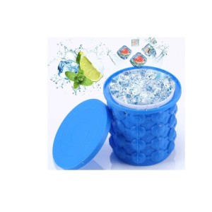 Mini Balde Forma De Gelo em Silicone Para Latas e Garrafas