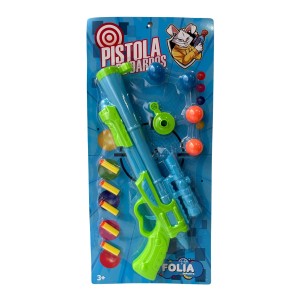 Brinquedo Lançador de Dardos com 5 Dardos e Acessórios