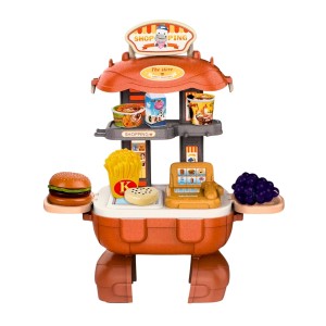 Brinquedo Kit Bolsa que se Transforma em Mini Cozinha 3 em 1