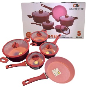 Conjunto de Panelas Viena 5 Peças Casambiente