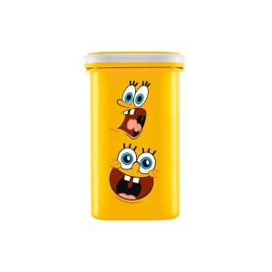 Pote Organizador Quadrado Amarelo do  Bob Esponja – 750 ml
