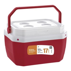 Cooler Caixa Térmica Vermelha 17L Paramount