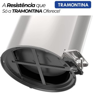 Lixeira Aço Inox com Pedal Tramontina de 5L