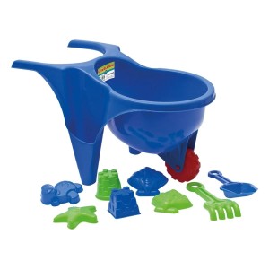 Brinquedo Carriola de Praia com 9 Peças Masculino