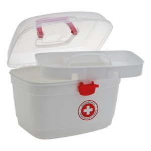 Maleta Primeiros Socorros G Branca 23x36x22cm da Paramount