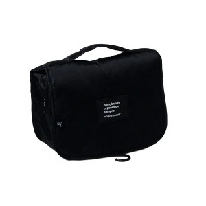 Necessaire de Viagem Premium Preta 18,x22,5x10cm Paramount