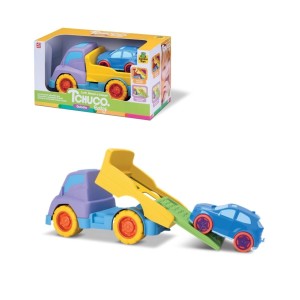 Brinquedo Carrinho Guincho Com Rampa Basculante Tchuco Baby