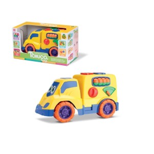 Brinquedo Carrinho Com Baú P Encaixe de Pecinhas Tchuco Baby