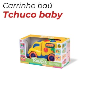 Brinquedo Carrinho Com Baú P Encaixe de Pecinhas Tchuco Baby