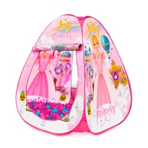 Barraca Infantil Rosa Judy Princess Com Bolinhas 90x90x90cm