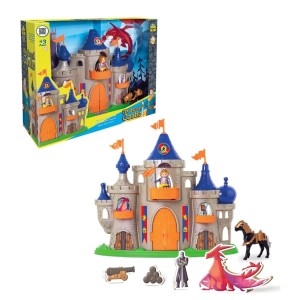 Brinquedo Castelo Medieval Com Bonequinho E Cavalo