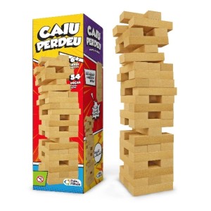 Caiu Perdeu Jogo de Torre 54 Peças Pais & Filhos