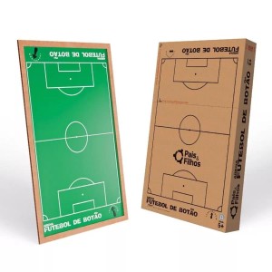 Jogo Futebol De Botão Em Madeira Pais & Filhos