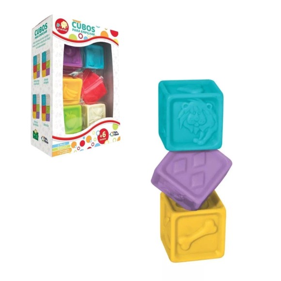 Cubos Para Empilhar Com Diferentes Imagens Pais & Filhos