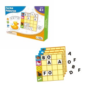 Jogo Educativo Forma Palavras 160 Letras Pais & Filhos