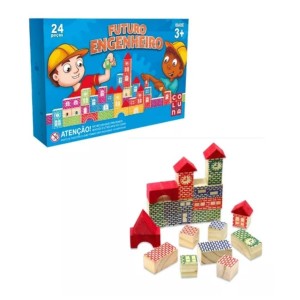 Blocos De Montar Futuro Engenheiro 24 Peças Pais & Filhos