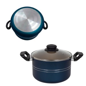 Panela Caçarola Antiaderente Premium Azul 2.9L N18 Araflon