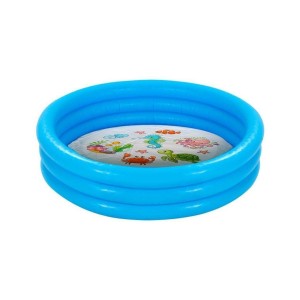 Piscina Infantil Inflável 180 litros Redonda Cor Azul Rosa
