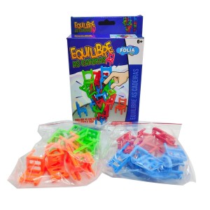 Jogo Das Cadeiras Equilbrar Empilhar Vencer o Jogo