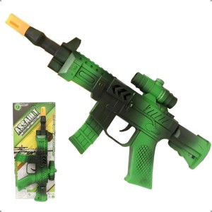 Brinquedo Mini Metralhadora Com Som Diversão Aventura