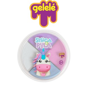 Massinha de Modelar Estica e Pula Unicórnio