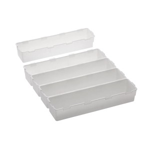 Organizador Modular com 5 Divisórias 33x26,5x4,5cm