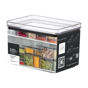 Organizador Multiuso Lumini de 1.800 ml Transparente