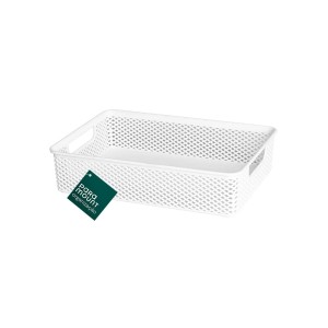 Cesto Organizador Línea 30x21x7,0cm Branco Paramount